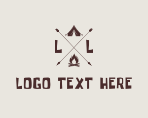 Adventure - Outdoor Campsite Adventure logo design