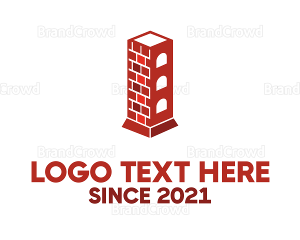 Brick Chimney Building Logo