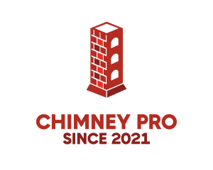 Chimney - Brick Chimney Building logo design