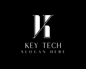 Luxury Elegant Business Letter K logo design