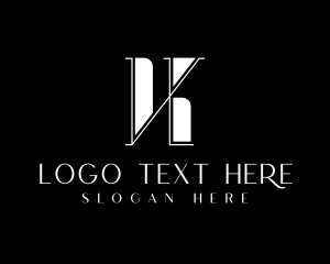 Hotel - Luxury Elegant Business Letter K logo design