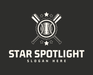 Vintage Baseball Emblem logo design