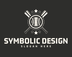 Emblem - Vintage Baseball Emblem logo design