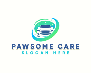 Auto Car Wash Cleaning logo design