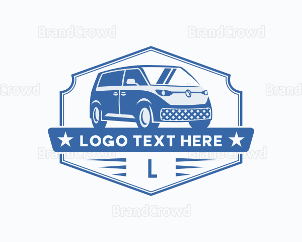 Camper Van Vehicle Logo