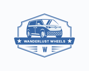 Roadtrip - Camper Van Vehicle logo design