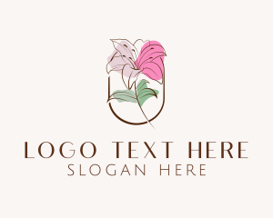 Florist - Floral Beauty Cosmetics logo design
