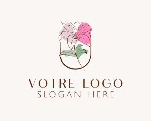 Skincare - Floral Beauty Cosmetics logo design