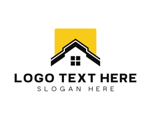 Home Repair - Roof Housing Property logo design