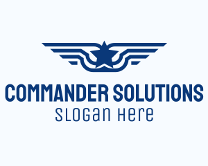 Sergeant - Star Wings Aviation logo design