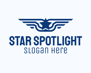 Star Wings Aviation logo design