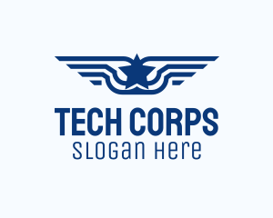 Corps - Star Wings Aviation logo design