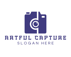 Portrait - Minimalist Camera Photography logo design
