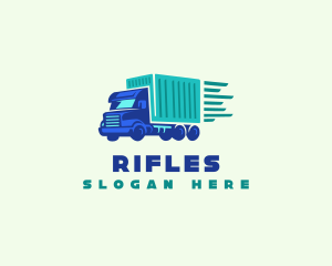 Truck Cargo Delivery Logo