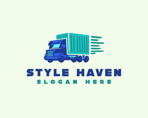 Truck Cargo Delivery Logo