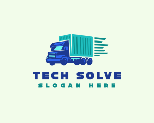 Truck Cargo Delivery Logo