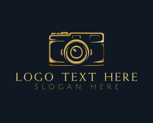 Photo Booth - Media Photography Camera logo design