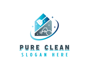 Housekeeper Clean Home logo design