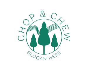 Green - Green Forest Tree logo design