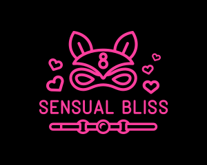 Adult - Mask Bunny Adult Erotic logo design