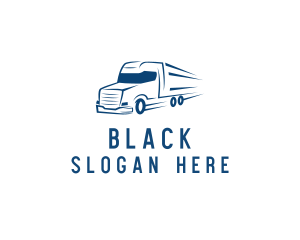Trailer - Delivery Truck Logistics logo design