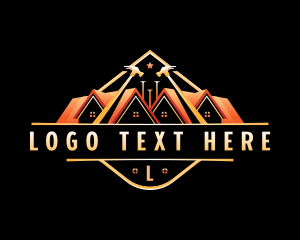 Contractor - Hammer Contractor Builder logo design