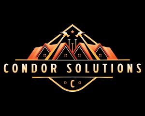 Hammer Contractor Builder logo design