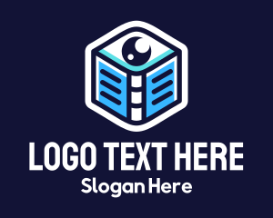 Tutorial Center - Eye Book Module logo design