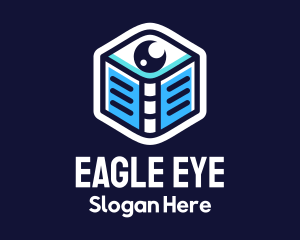 Eye Book Module logo design