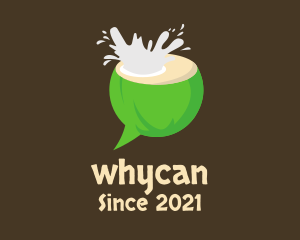Chatting - Coconut Splash Chat logo design