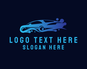 Cleaning - Auto Car Wash logo design