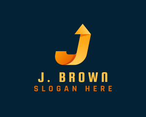 Advertising Creative Media Letter J logo design