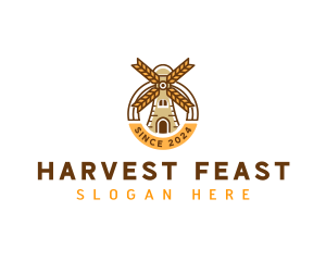 Grain Flour Mill logo design