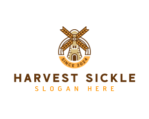 Grain Flour Mill logo design