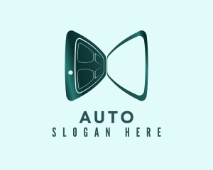 Green Bowtie Door Logo