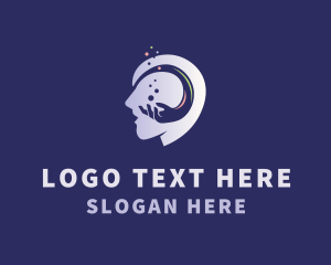 Neurology - Human Mind Wellness logo design