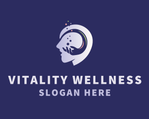 Human Mind Wellness logo design