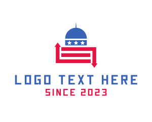 Usa - American Capitol Building logo design