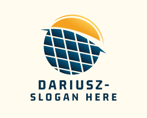 Solar Energy Panel Logo