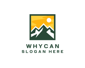 Mountain Summit Hiking Logo