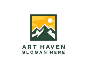 Mountain Summit Hiking logo design