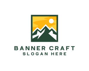 Mountain Summit Hiking logo design