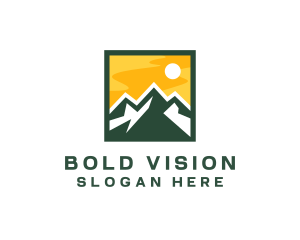 Mountain Summit Hiking logo design