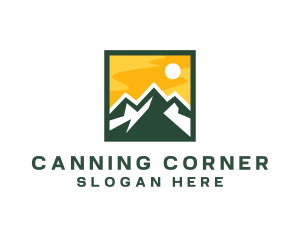 Mountain Summit Hiking logo design