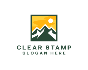 Mountain Summit Hiking logo design