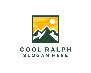 Mountain Summit Hiking logo design