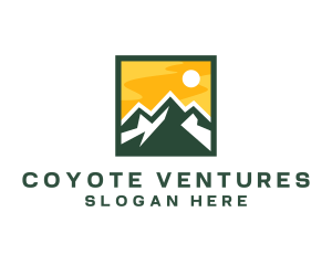 Mountain Summit Hiking logo design