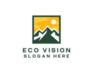 Mountain Summit Hiking logo design