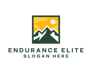 Mountain Summit Hiking logo design