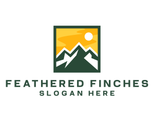 Mountain Summit Hiking logo design